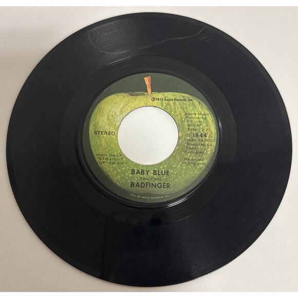 Badfinger Baby Blue Flying 7" 45 Record Vinyl Apple 1844 - Picture 2 of 3